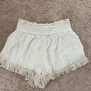 Free People Tan Shorts